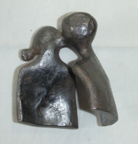 Sádrová soška – Milenci, originál sochař Jiří Lang (1927–1996