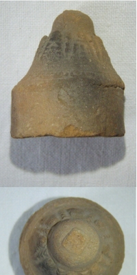 Tsa tsa, vyrobeno z hlíny, pravděpodobně Tibet