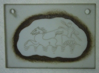 Přívěsek ze skla Poseidon