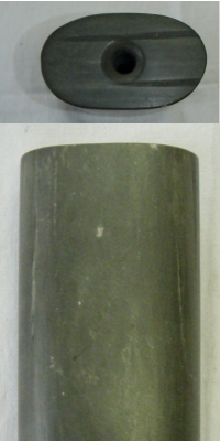 Váza na sušené květiny z broušené břidlice, originál Jiří Doucha, 1984