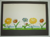 Květiny a sluníčka, originál B. Forman