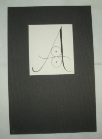 Písmeno A, originál B. Forman