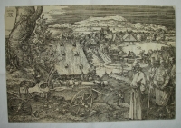 Kanon, originál Alfred Dürer, litografie dřevorytu z 1518, dle Dr. Assmanna (NG) je tištěn z původního štočku, asi v 18. – 19. století