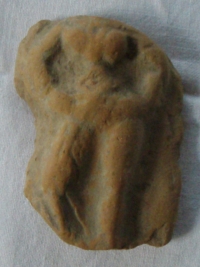 Střep, postava ženy bez hlavy, Egypt